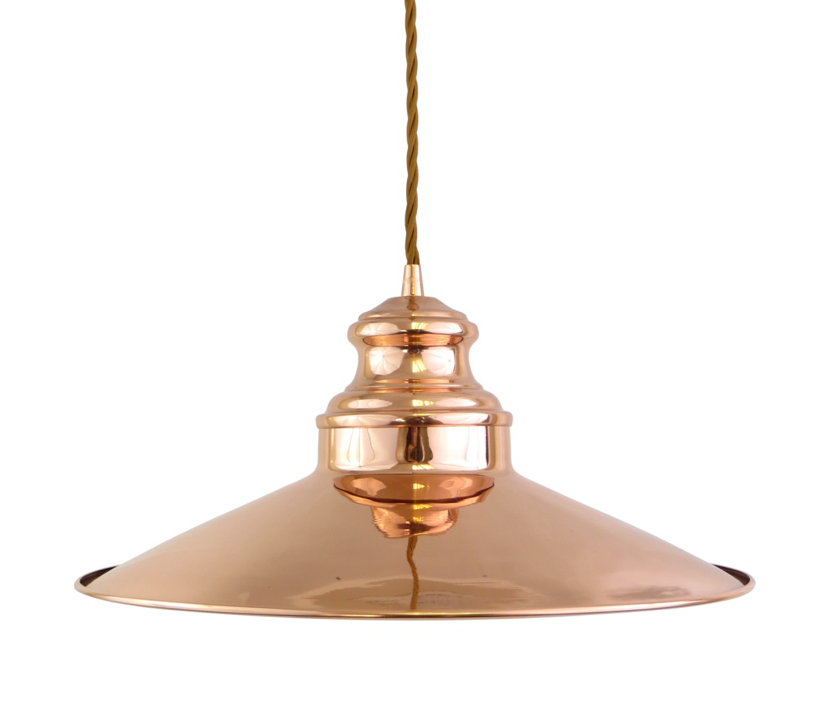 Lighting > Pendant Lights > Copper Pendant Light, fabric flex The