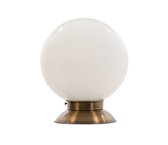 round globe table lamp